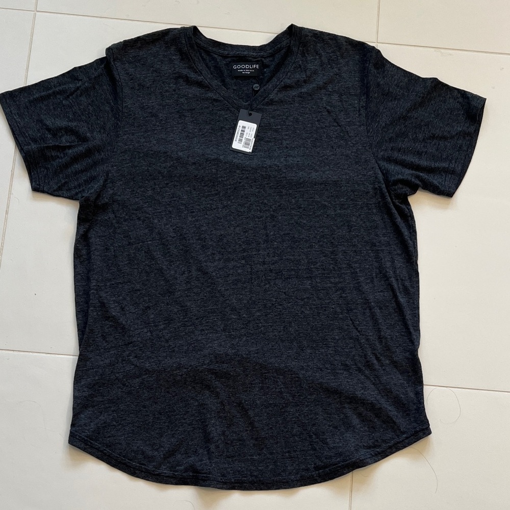Goodlife Men's Heather Grey Short Sleeve Tee